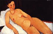 Amedeo Modigliani Nude with Coral Necklace oil painting on canvas